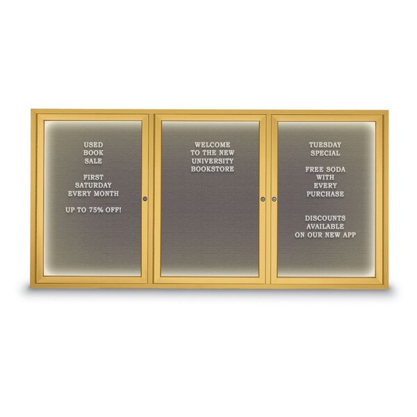 Indoor Enclosed Combo Board, 42"x32", Black Frame/Burgundy & Burgundy